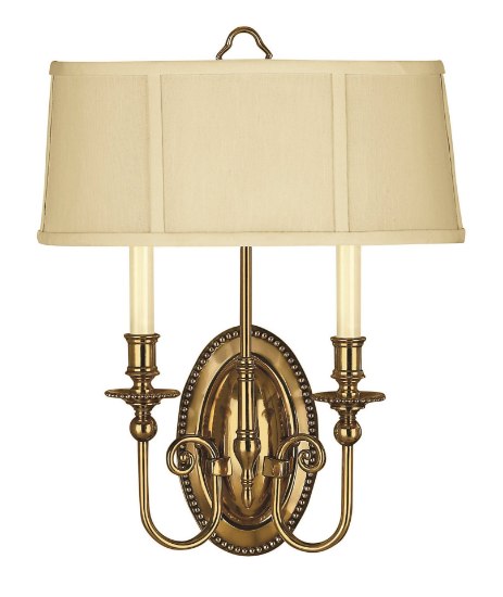 Foto para 60w Sconce Cambridge CAND Burnished Brass