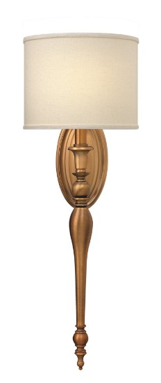 Foto para 100w Sconce Yorktown MED Brushed Bronze