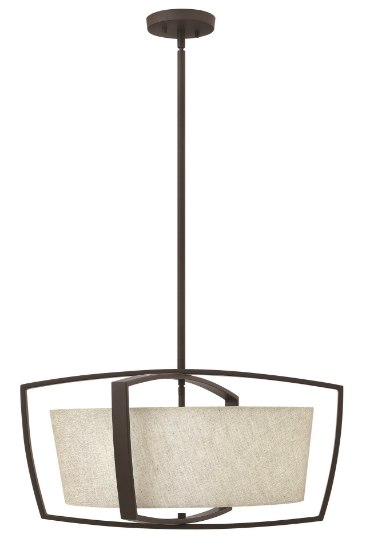 Picture of 100w Chandelier Blakely MED Buckeye Bronze Stem Hung Foyer