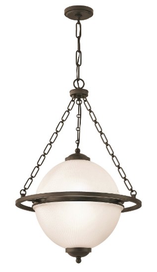 Foto para 100w Chandelier Howell MED Holophane Oil Rubbed Bronze Single Tier Pendant