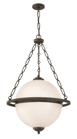 Foto para 100w Chandelier Howell MED Holophane Oil Rubbed Bronze Single Tier Pendant