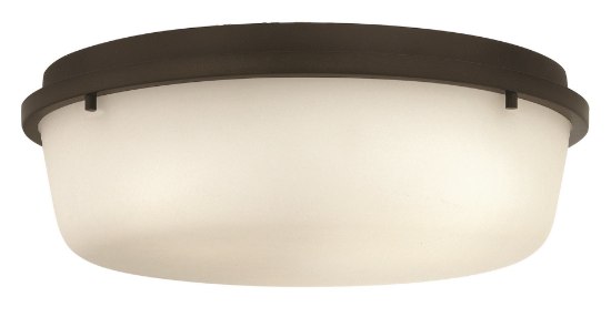 Picture of 60w Foyer Turner MED Etched Opal Oil Rubbed Bronze Flush Mount