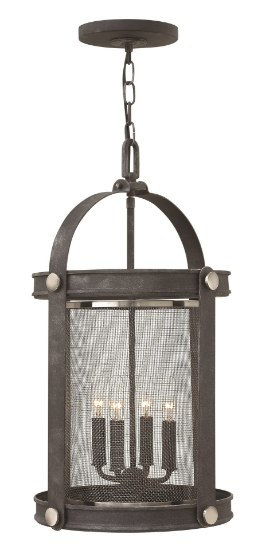 Picture of 60w Foyer Holden CAND Aged Zinc Single Tier Foyer