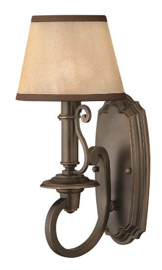 Picture of 60w Sconce Plymouth CAND Olde Bronze