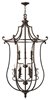 Foto para 60w Chandelier Plymouth CAND Olde Bronze Two Tier