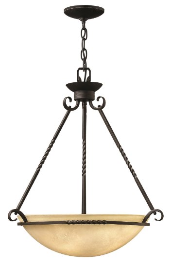 Foto para 75w Foyer Casa MED Antique Scavo Olde Black Large Pendant Foyer