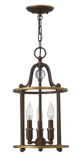 Picture of 60w Foyer Elaine CAND Light Oiled Bronze Small Foyer