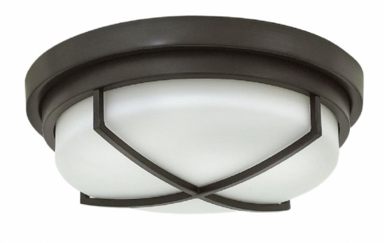 Picture of 60w Foyer Halsey MED Etched Opal Buckeye Bronze Flush Mount