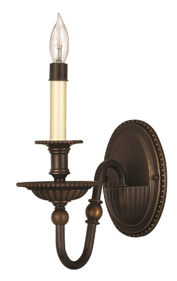 Foto para 60w Sconce Cambridge CAND Olde Bronze