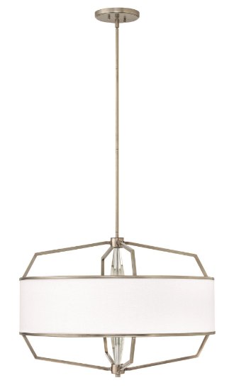 Picture of 100w Chandelier Larchmere MED English Nickel Stem Hung Pendant