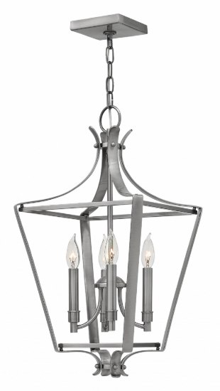 Foto para 60w Foyer Fleming CAND Polished Antique Nickel Single Tier Foyer