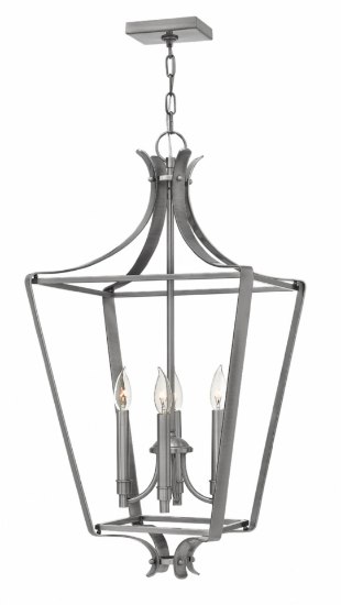 Picture of 60w Foyer Fleming CAND Polished Antique Nickel Single Tier Foyer