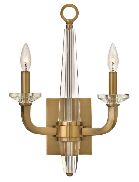 Foto para 60w Sconce Ascher CAND Brushed Caramel Two Light Sconce