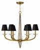 Picture of 60w Chandelier Ascher CAND Brushed Caramel Single Tier Foyer