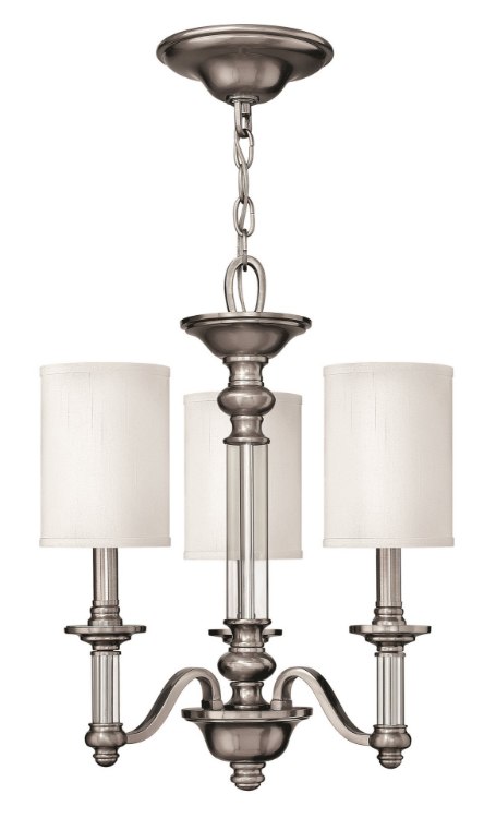 Picture of 60w Chandelier Sussex CAND Brushed Nickel Three Light