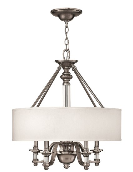 Foto para 60w Chandelier Sussex CAND Brushed Nickel Inverted Pendant