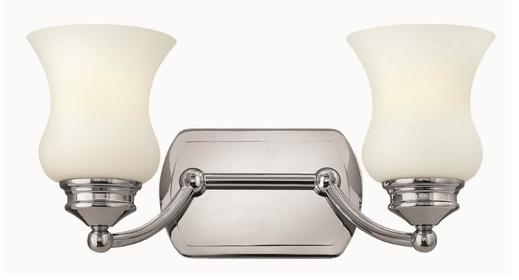 Picture of 100w Bath Constance MED Etched Opal Chrome Bath Two Light