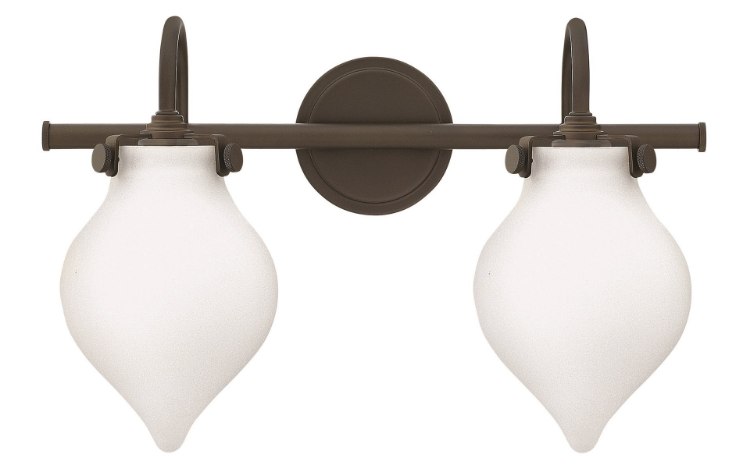 Picture of 100w Bath Congress MED Etched Opal Oil Rubbed Bronze Bath Two Light