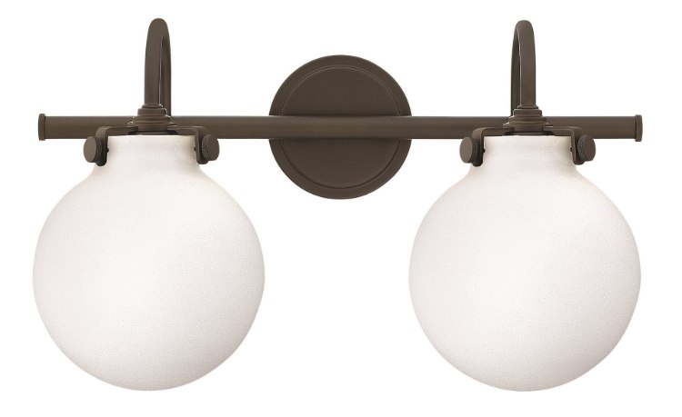 Picture of 100w Bath Congress MED Etched Opal Oil Rubbed Bronze Bath Two Light