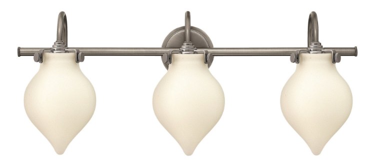 Picture of 100w Bath Congress MED Etched Opal Antique Nickel Bath Three Light