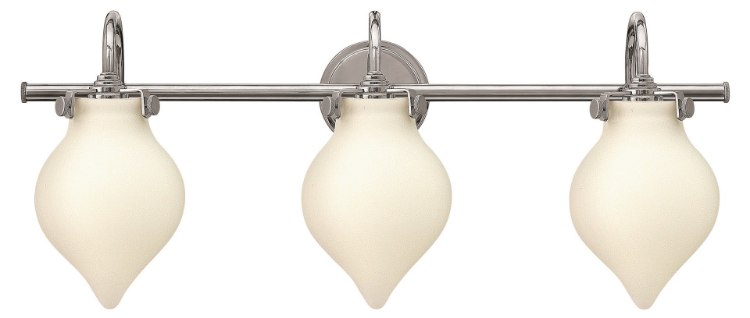 Picture of 100w Bath Congress MED Etched Opal Chrome Bath Three Light