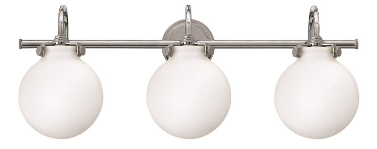 Picture of 100w Bath Congress MED Etched Opal Chrome Bath Three Light