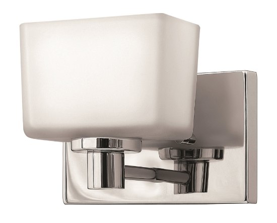 Foto para 60w Bath Taylor G-9 Etched White Chrome Bath Sconce