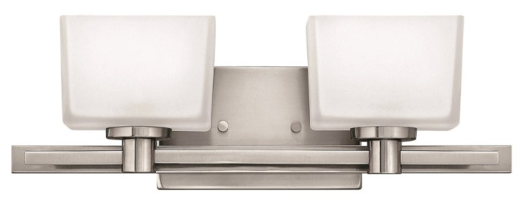 Picture of 4.5w Bath Taylor G9 LED Etched White Brushed Nickel Bath Two Light