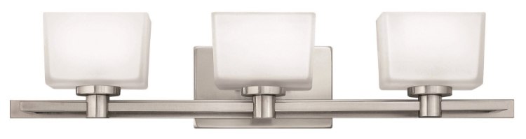 Picture of 4.5w Bath Taylor G9 LED Etched White Brushed Nickel Bath Three Light