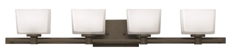 Picture of 4.5w Bath Taylor G9 LED Etched White Buckeye Bronze Bath Four Light