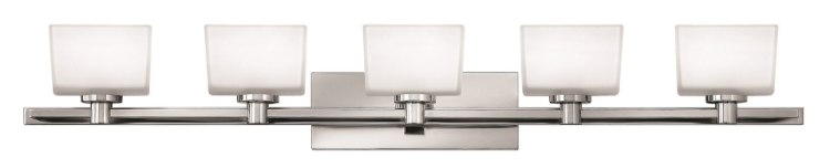 Picture of 60w Bath Taylor G-9 Etched White Chrome Bath Five Light