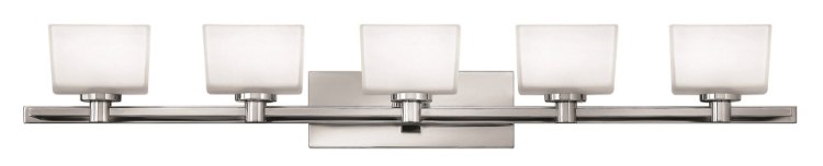 Picture of 4.5w Bath Taylor G9 LED Etched White Chrome Bath Five Light