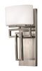 Foto para 60w Bath Lanza G-9 Etched Opal Antique Nickel Bath Sconce