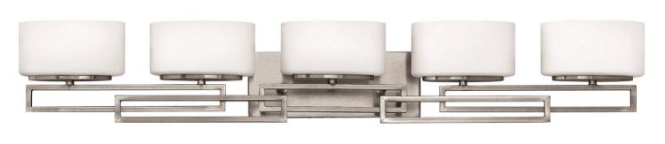 Picture of 4.5w Bath Lanza G9 LED Etched Opal Antique Nickel Bath Five Light