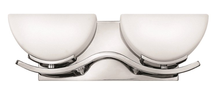 Picture of 60w Bath Verve G-9 Etched Opal Chrome Bath Two Light