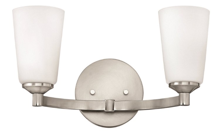 Picture of 117w Bath Sadie INCAN. LED MED Etched Opal Brushed Nickel Bath Two Light