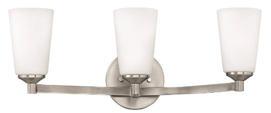 Picture of 117w Bath Sadie INCAN. LED MED Etched Opal Brushed Nickel Bath Three Light