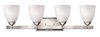 Picture of 100w Bath Pinnacle MED Etched Opal Chrome Bath Four Light