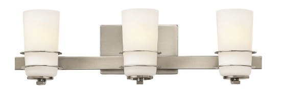 Picture of 100w Bath Adele MED Etched Opal Brushed Nickel Bath Three Light