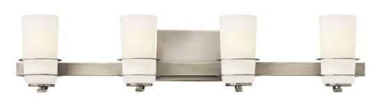 Picture of 100w Bath Adele MED Etched Opal Brushed Nickel Bath Four Light