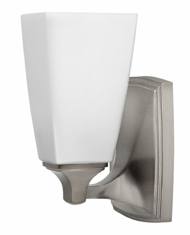 Picture of 100w Bath Darby MED Etched Opal Brushed Nickel Bath Sconce