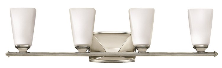 Picture of 100w Bath Darby MED Etched Opal Polished Nickel Bath Four Light