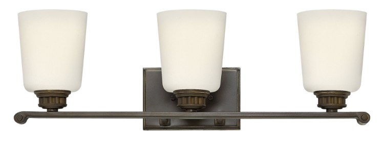 Picture of 100w Bath Annette MED Etched Opal Olde Bronze Bath Three Light