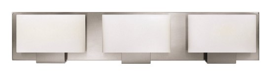 Picture of 4.5w Bath Mila G9 LED Etched Opal Brushed Nickel Bath Three Light