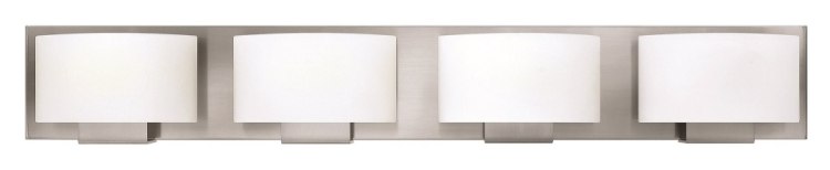 Picture of 4.5w Bath Mila G9 LED Etched Opal Brushed Nickel Bath Four Light