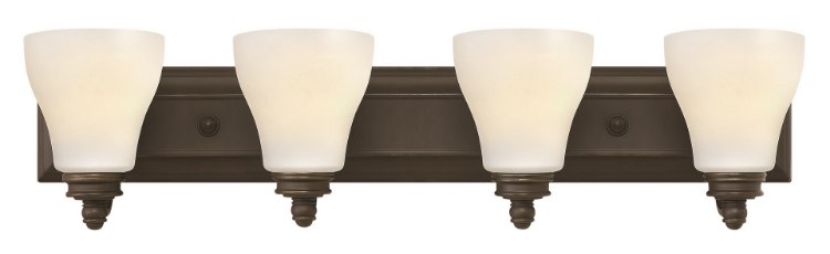 Picture of 100w Bath Claire MED Etched Opal Oil Rubbed Bronze Bath Four Light