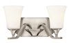 Picture of 100w Bath Brantley MED Etched Opal Brushed Nickel Bath Two Light