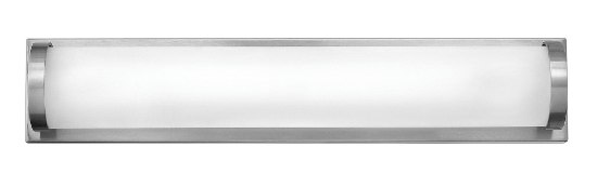 Foto para 15w Bath Acclaim LED Etched Silk-Screened Inside Brushed Nickel Bath Two Light