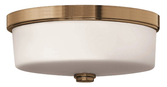 Picture of 32w Foyer Flush Mount LED Etched Opal Brushed Bronze Bath Flush Mount