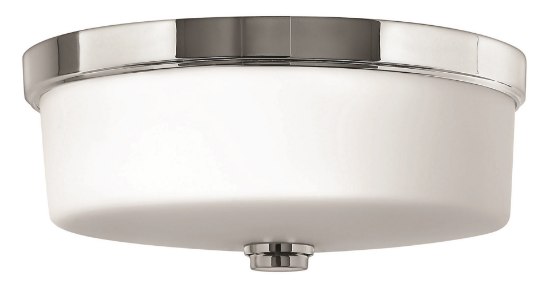 Foto para 32w Bath Flush Mount LED Etched Opal Chrome